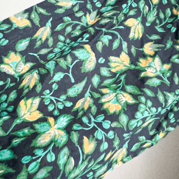 Unsubscribed Dark Moody Florals Black Green Mini Dress S - Picture 4 of 7